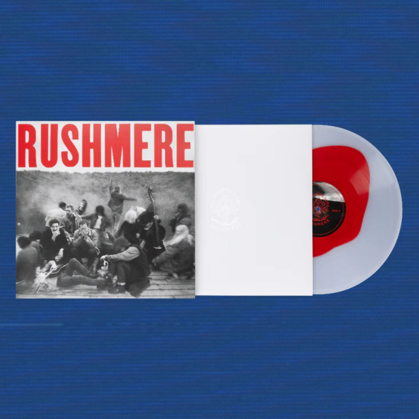 Mumford and Sons: RUSHMERE Monochrome Red on Clear Vinyl LP