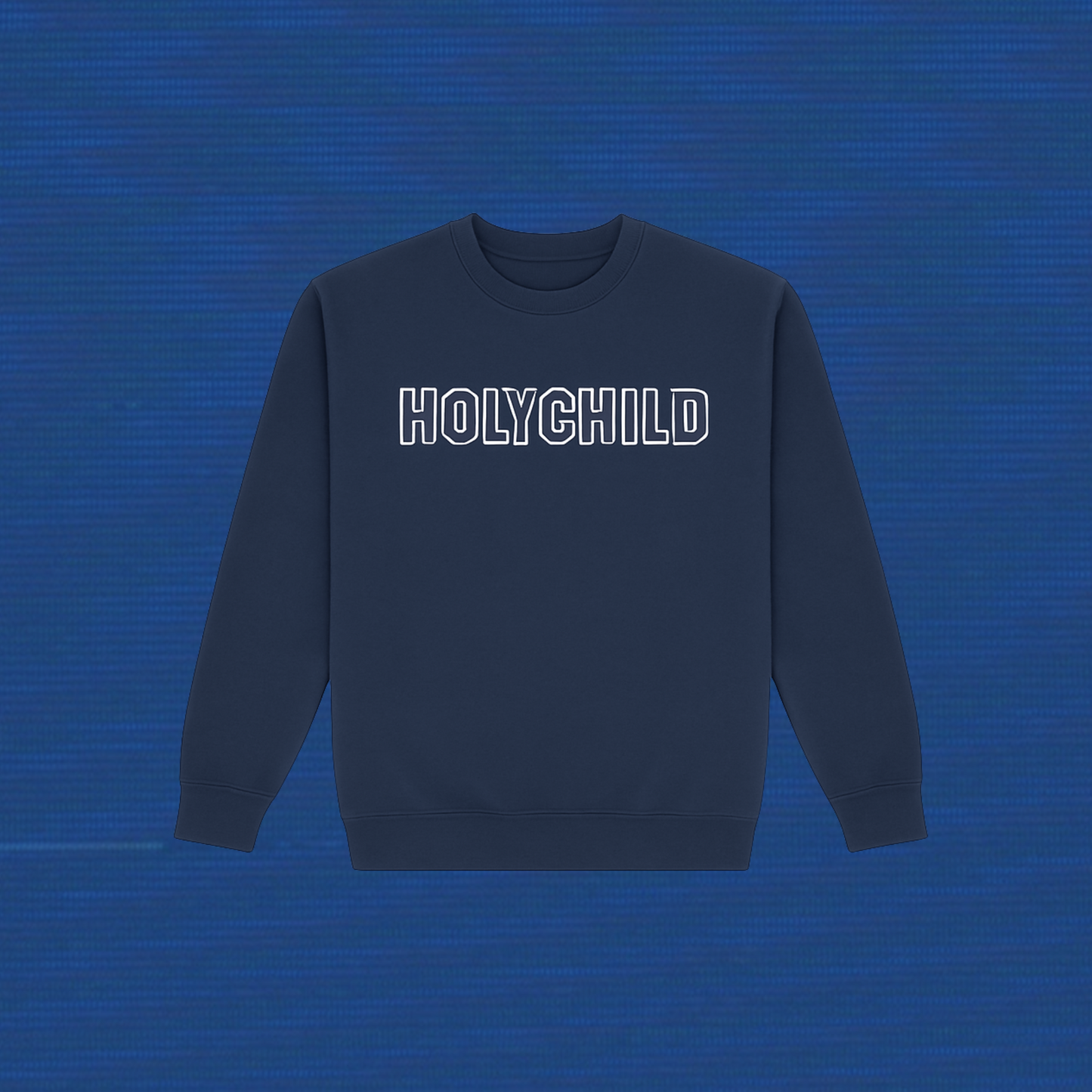 HOLYCHILD: Blue Logo Crewneck