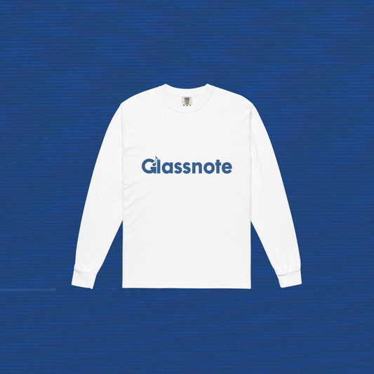 White Logo Long Sleeve T-Shirt