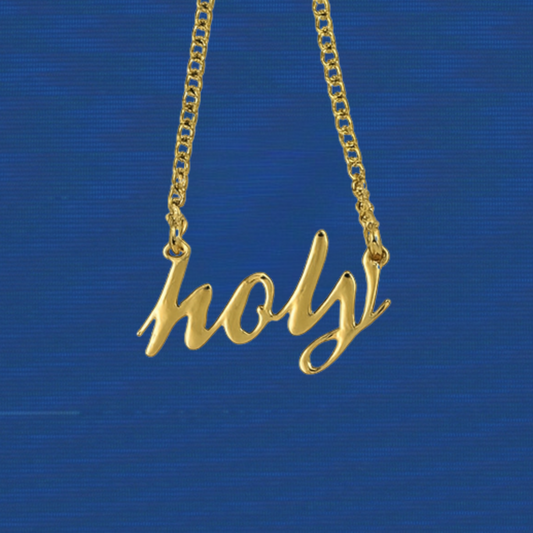 HOLYCHILD: "Holy" Gold Necklace