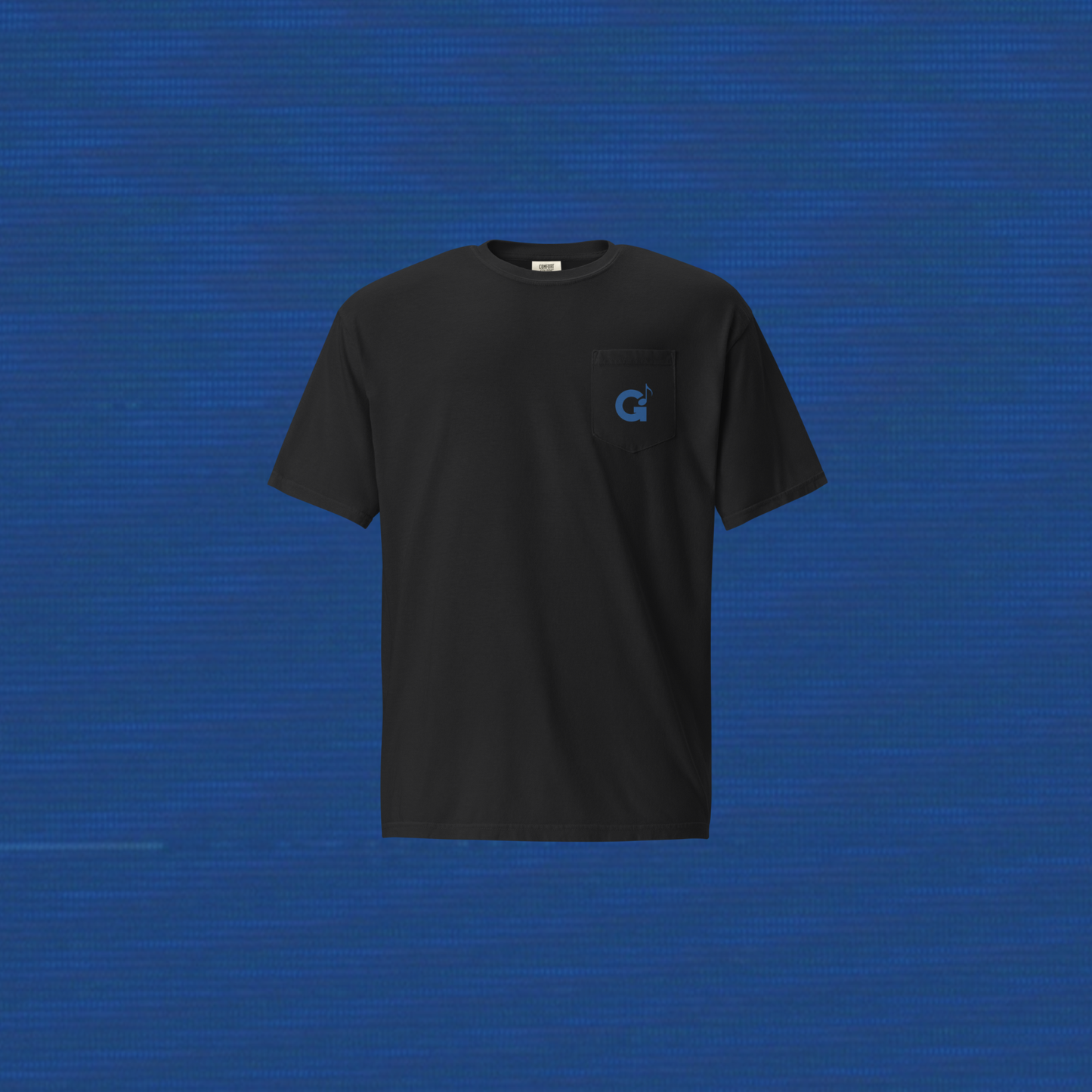 Black Pocket Logo T-Shirt [Blue]