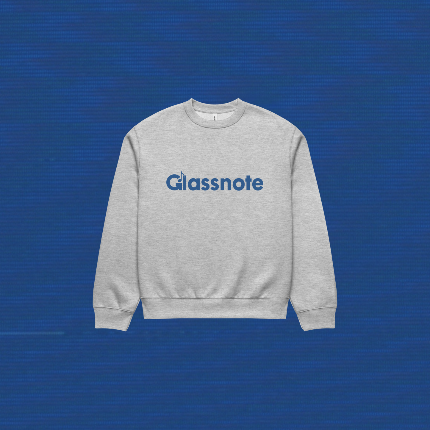 Grey Logo Oversized Crewneck