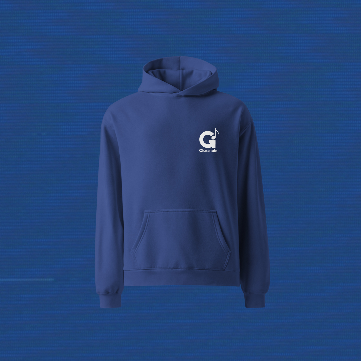 Royal Oversized Logo Hoodie